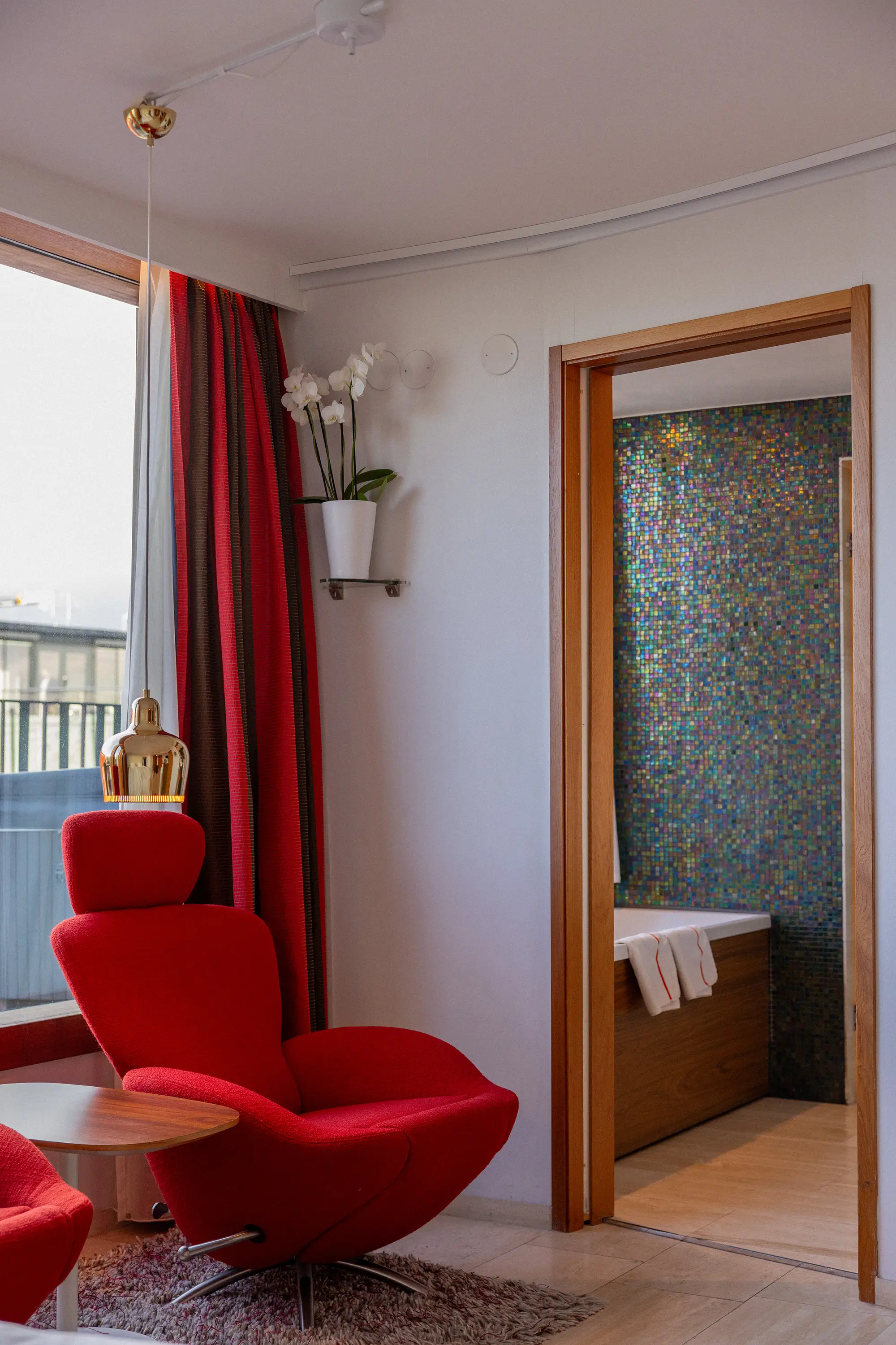 Jacuzzi deluxe hotellrum på Avalon hotel