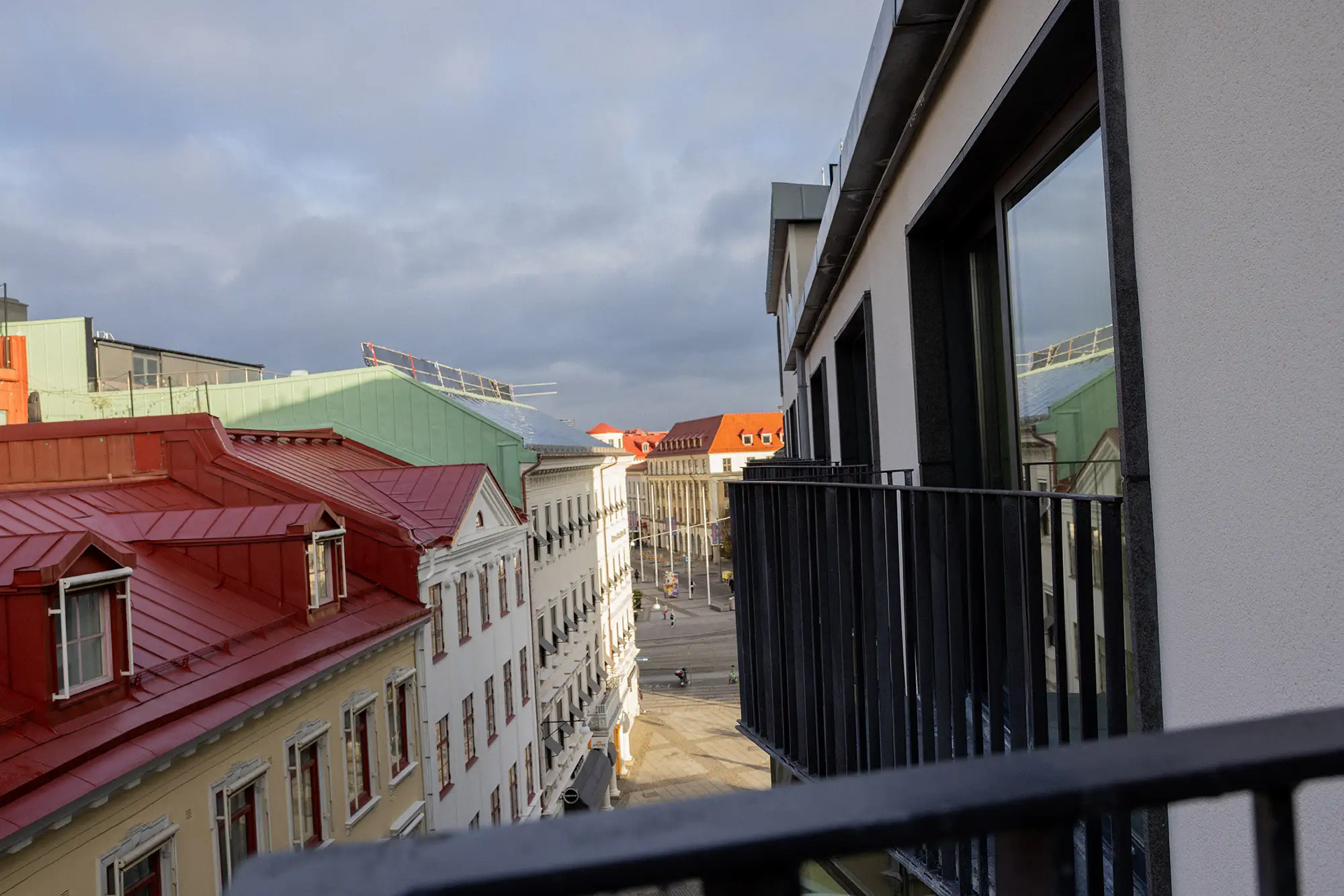 Utsikten från Superior king size hotellrum